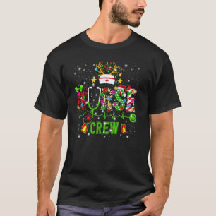 Krankenschwester Weihnachten Stethoskop Krankensch T-Shirt