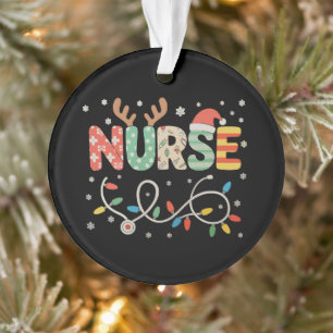 Krankenschwester Weihnachten Stethoskop Weihnachts Ornament