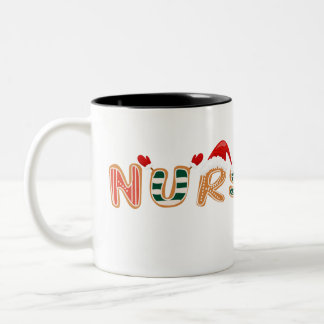 Krankenschwester weihnachten Weihnachten Pflege mi Zweifarbige Tasse