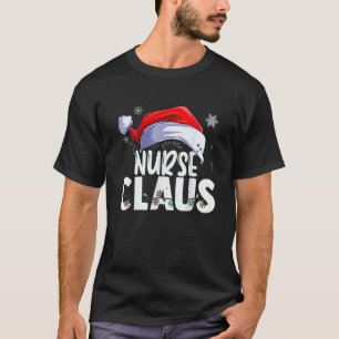 Krankenschwester Weihnachtsmann Weihnachten passen T-Shirt