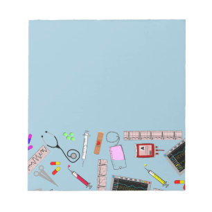 Krankenschwester-Werkzeuge Notizblock