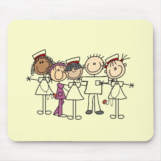 Krankenschwester-Wochen-T - Shirts und Geschenke Mousepad (Vorne)