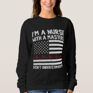 Krankenschwester-Zitat mit Master Nurses Woche Pra Sweatshirt