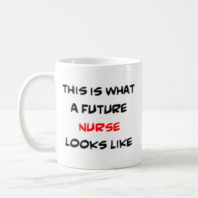Krankenschwester, Zukunft Kaffeetasse (Links)