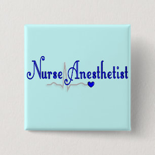 Krankenschwesteranesthetist-Geschenke Button
