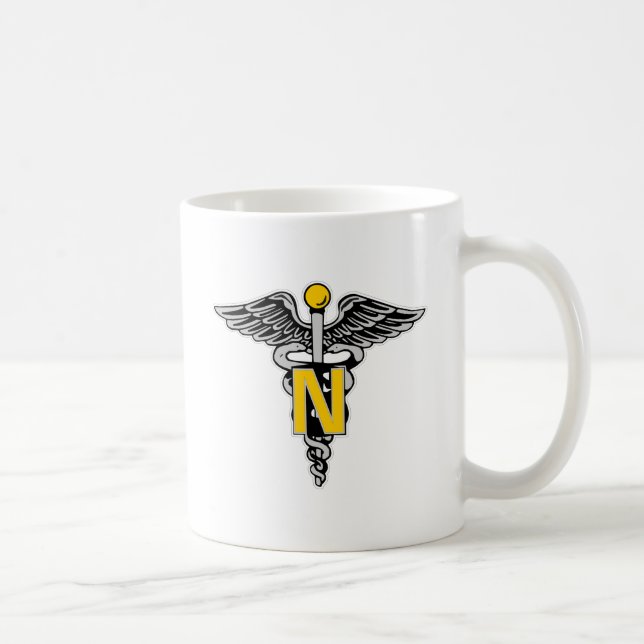 KrankenschwesterCaduceus Kaffeetasse (Rechts)