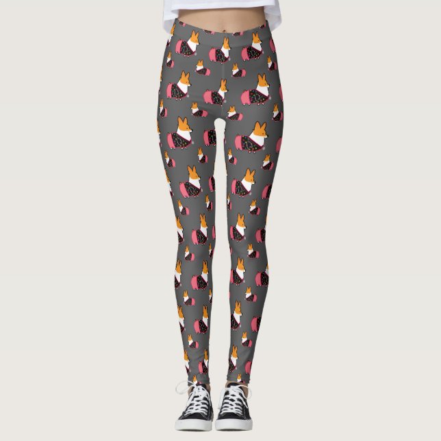 Krankenschwestercorgi-Leggings Leggings (Vorderseite)