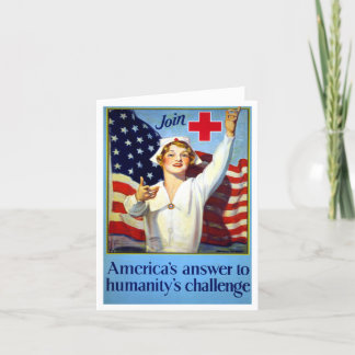 Krankenschwestern - Amerikas Antwort auf die Herau Dankeskarte