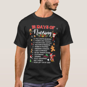 Krankenschwestern Frohe Weihnachten Krankenschwest T-Shirt