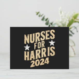 Krankenschwestern für Harris 2024 USA Einladung