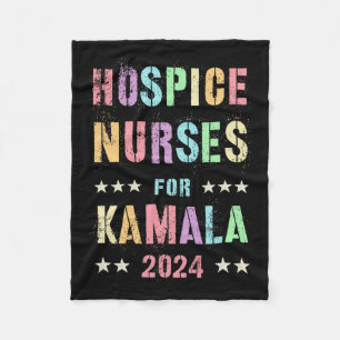 Krankenschwestern für Kamala Harris 2024 Wahl Sein Fleecedecke