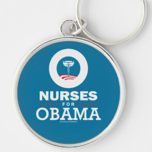 Krankenschwestern für Obama Schlüsselanhänger