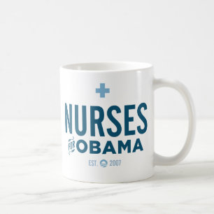 Krankenschwestern für Obama Tasse
