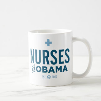 Krankenschwestern für Obama Tasse