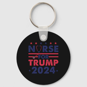 Krankenschwestern für Trump 2024 - Amerikanische S Schlüsselanhänger