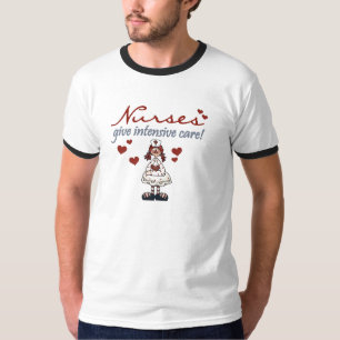 Krankenschwestern geben intensive Sorgfalt-T - T-Shirt