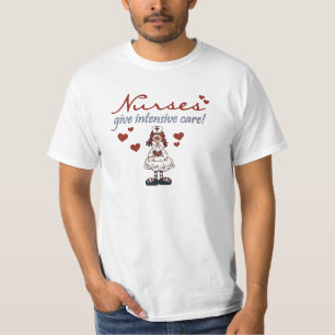 Krankenschwestern geben intensive Sorgfalt-T - T-Shirt