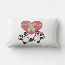 Krankenschwestern haben Herz Lendenkissen
