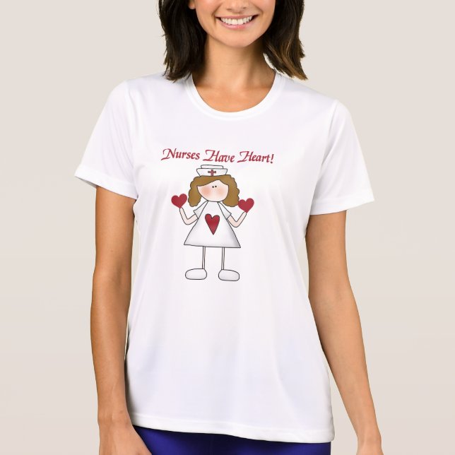 Krankenschwestern haben herzliche T - Shirt und Ge (Vorderseite)