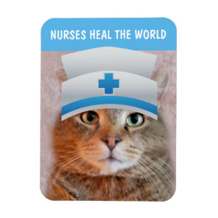 Krankenschwestern heilen die Welt Magnet