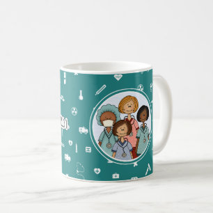 Krankenschwestern heilen die Welt Tasse