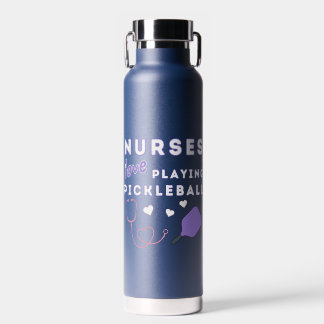 Krankenschwestern Liebe Pickleball Niedliche Krank Trinkflasche