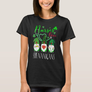Krankenschwestern lieben Schabernack Lustige Gnome T-Shirt