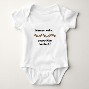 Krankenschwestern machen alles besser baby strampler