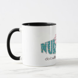 Krankenschwestern machen das mit Herz. Geschenk fü Tasse