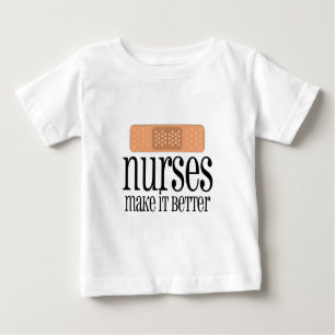 Krankenschwestern machen es besser, Verband Baby T-shirt