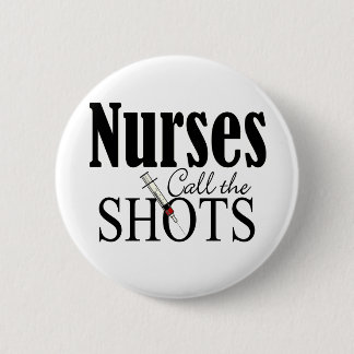 Krankenschwestern nennen die Shots Button