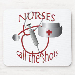 Krankenschwestern nennen die Shots Nurse Mousepad