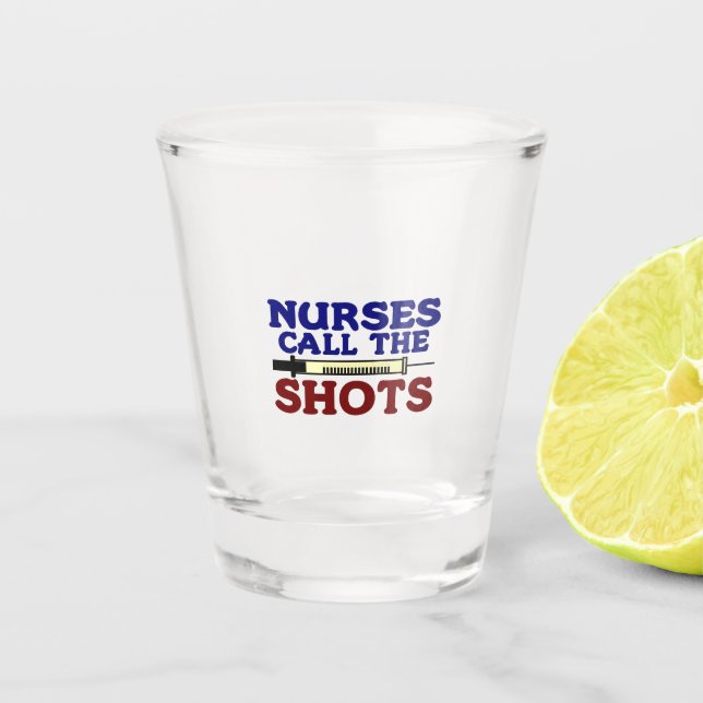 Krankenschwestern nennen die Shots Schnapsglas (Vorderseite)