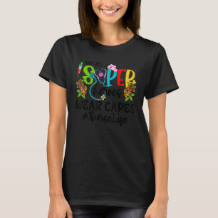 Krankenschwestern nicht alle Superhelden tragen de T-Shirt
