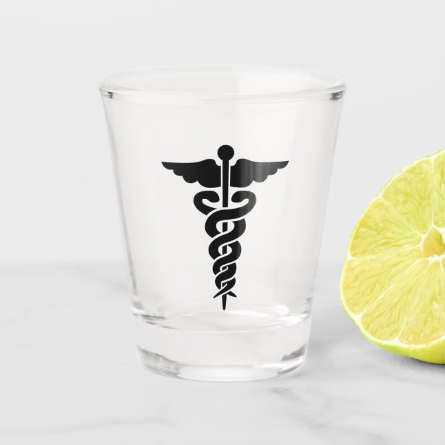Krankenschwestern RN LPN Krankenpfleger Schnapsglas (Vorderseite)