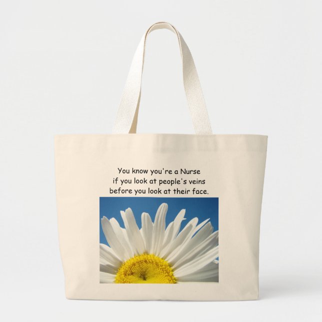 Krankenschwestern sackt lustigen Spaß ein, den Sie Jumbo Stoffbeutel (Vorne)