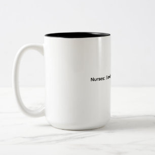 Krankenschwestern, seit 1854 zweifarbige tasse