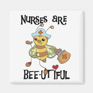 Krankenschwestern sind Biene-utiful T - Shirts und Magnet