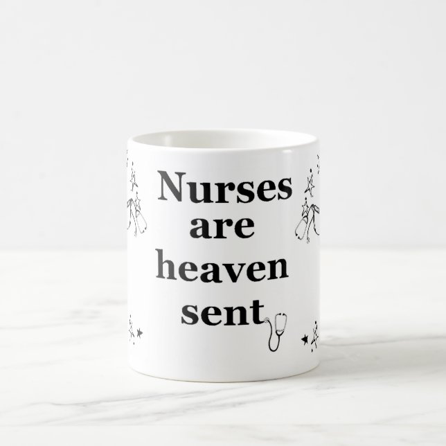 Krankenschwestern sind der gesendete Himmel Tasse (Mittel)