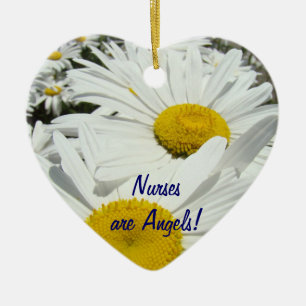 Krankenschwestern sind Engel! Geschenke Keramik Ornament