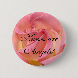 Krankenschwestern sind Engel! Knöpfe Krankenpflege Button