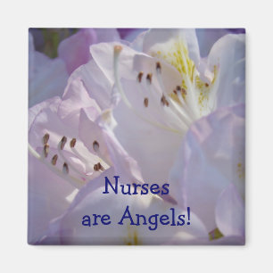 Krankenschwestern sind Engel! Magnetgeschenke Blum Magnet
