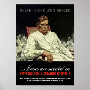 Krankenschwestern sind erforderlich -- WWII VA Poster