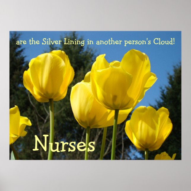 Krankenschwestern sind gute Seite in anderer Poster (Vorne)