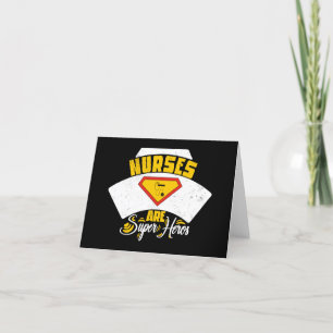 Krankenschwestern sind Superhelden Dankeskarte
