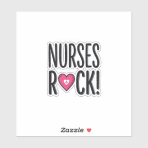 Krankenschwestern sind toll, Vintage-Krankenschwes Aufkleber