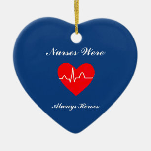 Krankenschwestern waren Heroes Heart Ornament