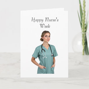 Krankenschwestern-Woche Dankeskarte Feiertagskarte