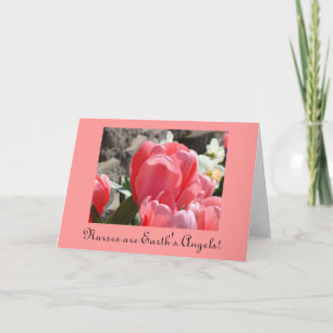 Krankenschwestern-Woche-Karten Tulpen Earth's Enge Karte