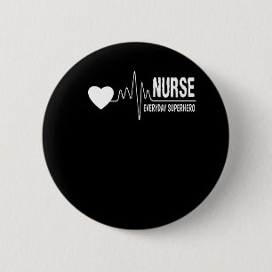 Krankenschwestertägliches Button